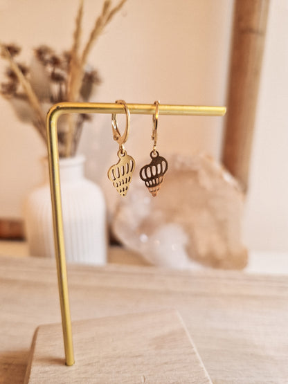 Boucles d'oreilles Coquillage