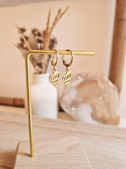 Boucles d'oreilles Coquillage