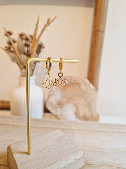 Boucles d'oreilles Lotus