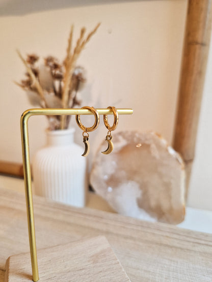 Boucles d'oreilles Mini lunes