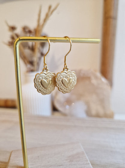 Boucles d'oreilles Cœur