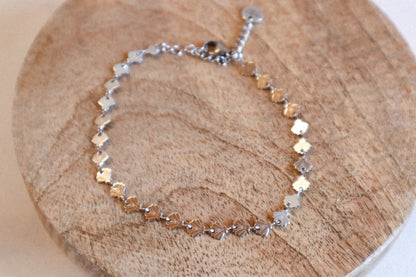 Bracelet de cheville Pū Argent