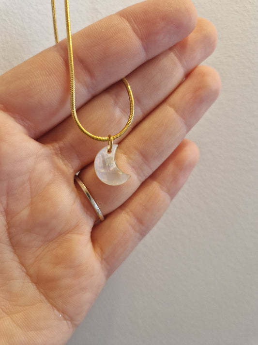 Collier Lune en Nacre