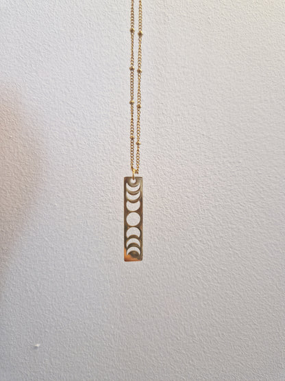 Collier Les phases de la lune