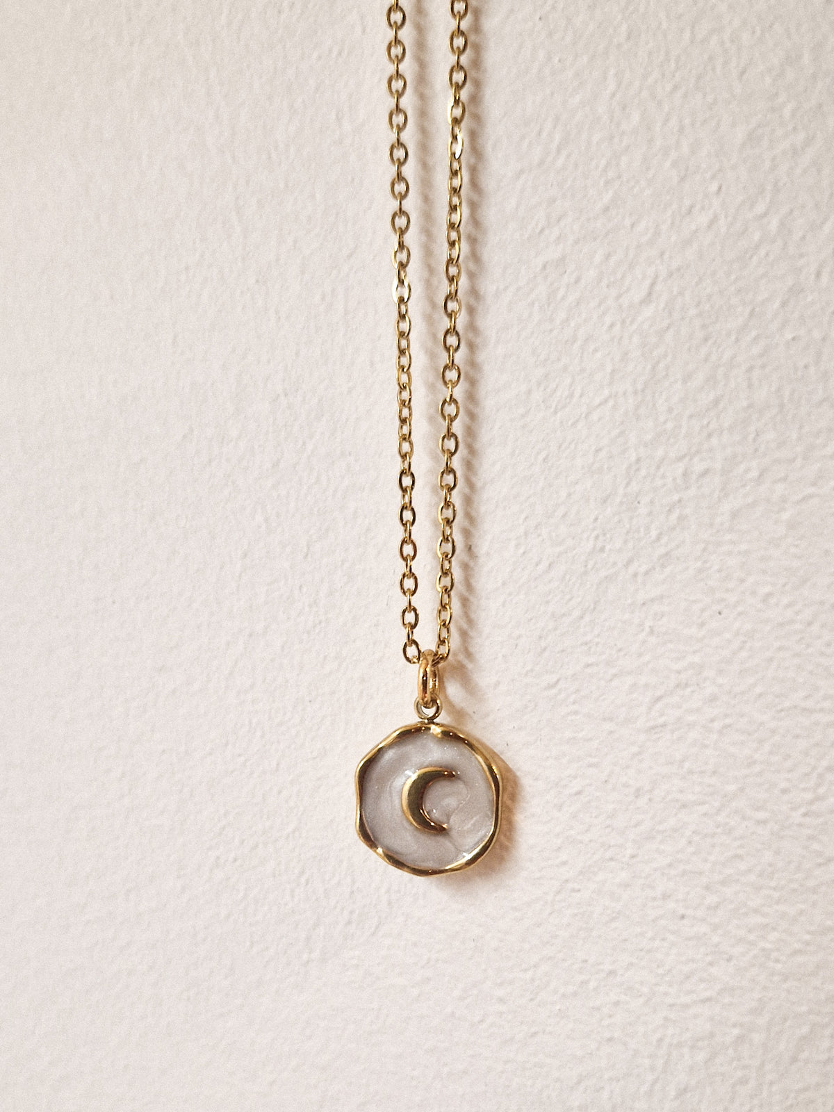 Collier White Moon