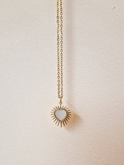 Collier Alba Blanc