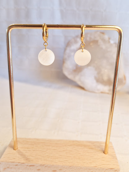 Boucles d'oreilles Nacre