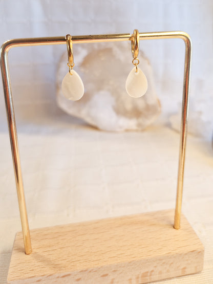 Boucles d'oreilles Nacre