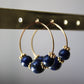 Boucles d'oreilles Eko Lapis Lazuli - Creations Colibri