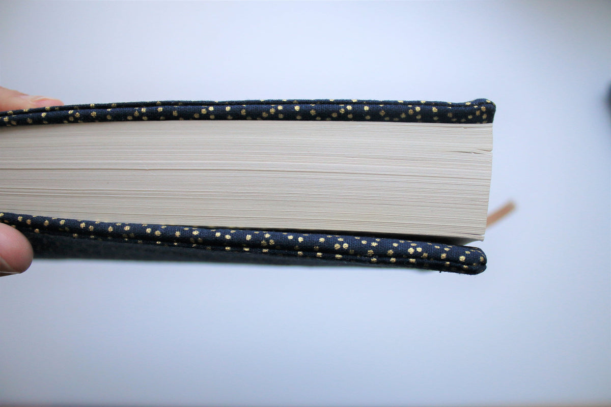 Couvre livre Doli Bleu Marine - Creations Colibri