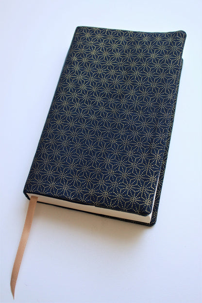Couvre livre Doli Bleu Marine - Creations Colibri