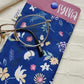 Étui à lunettes Tons bleus - Creations Colibri