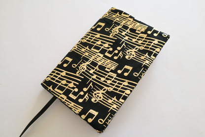 Couvre livre Musique Or - Creations Colibri