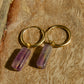 Boucles d'oreilles Lou Améthyste - Creations Colibri