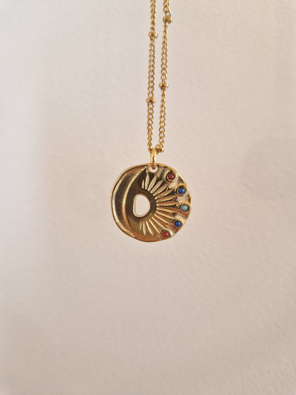 Acier Inoxydable Collier Saturne
