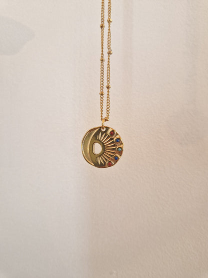 Acier Inoxydable Collier Saturne