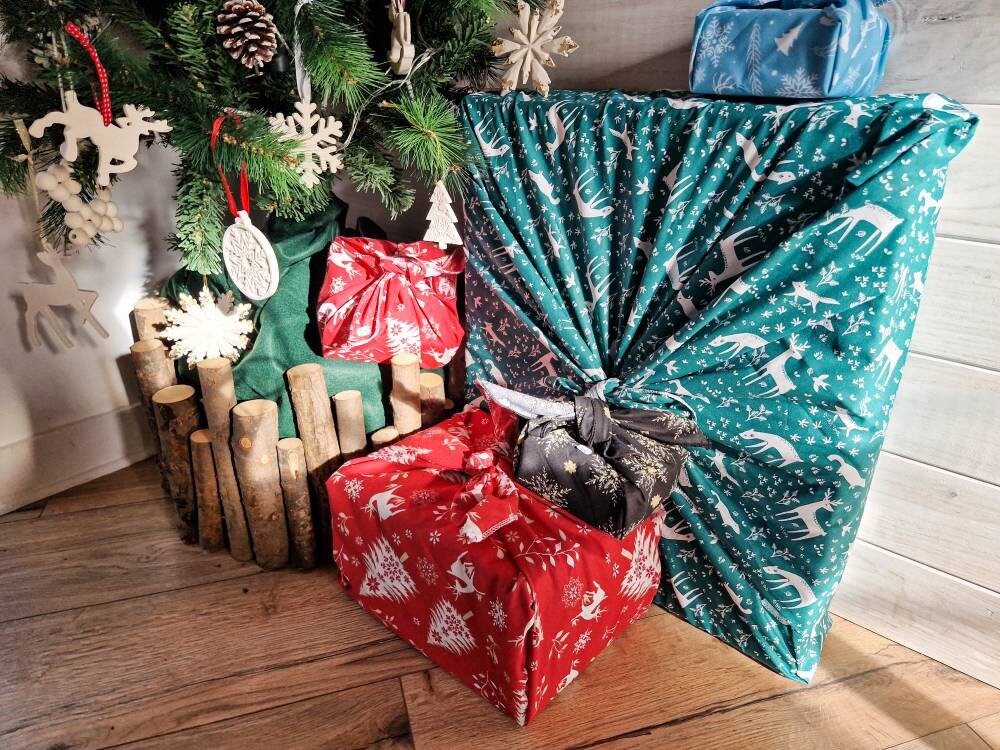 Boule de Noël réalisée à la main - Flocon feuilles d'or