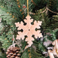 Boule de Noël réalisée à la main - Flocon relief