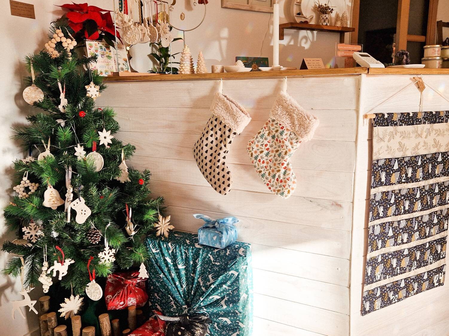 Boule de Noël réalisée à la main - Flocon